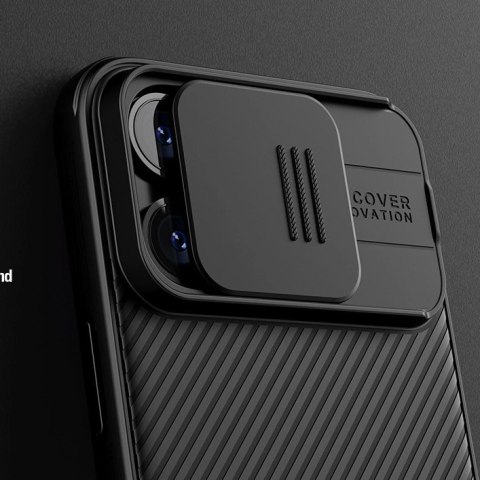 Pancerne etui Nillkin CamShield Pro Magnetic Case do iPhone 15 Pro Max z osłoną na aparat - fioletowe Pancerne etui Nillkin CamShield Pro Magnetic Case do iPhone 15 Pro Max z osłoną na aparat - fioletowe