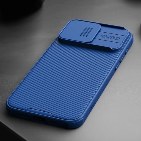 Pancerne etui Nillkin CamShield Pro Magnetic Case do iPhone 15 Pro Max z osłoną na aparat - fioletowe Pancerne etui Nillkin CamShield Pro Magnetic Case do iPhone 15 Pro Max z osłoną na aparat - fioletowe