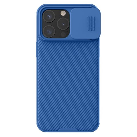 Pancerne etui Nillkin CamShield Pro Magnetic Case do iPhone 15 Pro z osłoną na aparat - niebieskie Pancerne etui Nillkin CamShield Pro Magnetic Case do iPhone 15 Pro z osłoną na aparat - niebieskie