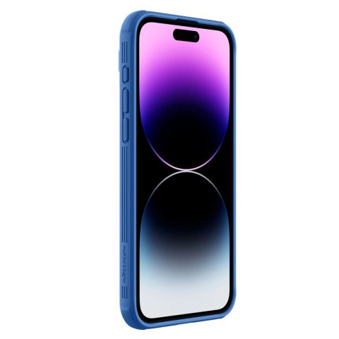 Pancerne etui Nillkin CamShield Pro Magnetic Case do iPhone 15 Pro z osłoną na aparat - niebieskie Pancerne etui Nillkin CamShield Pro Magnetic Case do iPhone 15 Pro z osłoną na aparat - niebieskie