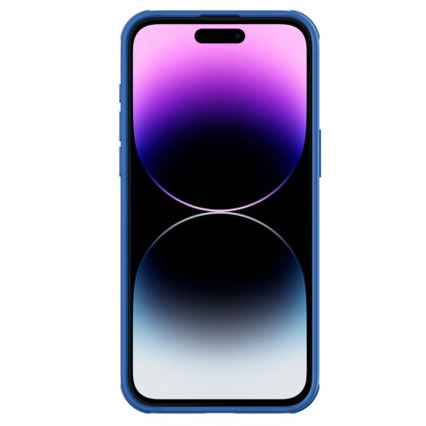 Pancerne etui Nillkin CamShield Pro Magnetic Case do iPhone 15 Pro z osłoną na aparat - niebieskie Pancerne etui Nillkin CamShield Pro Magnetic Case do iPhone 15 Pro z osłoną na aparat - niebieskie