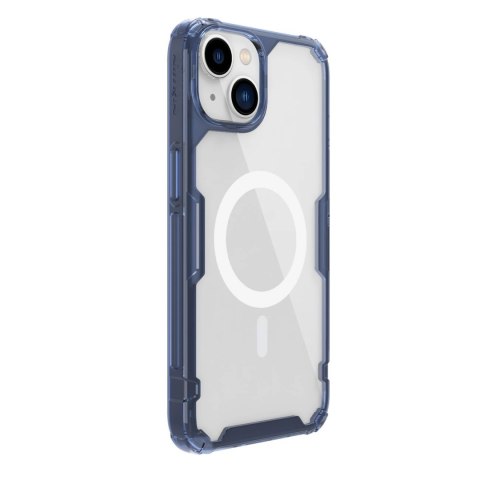 Pancerne etui z MagSafe Nillkin Nature Pro do iPhone 15 - niebieskie Pancerne etui z MagSafe Nillkin Nature Pro do iPhone 15 - niebieskie