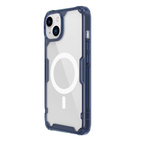 Pancerne etui z MagSafe Nillkin Nature Pro do iPhone 15 - niebieskie Pancerne etui z MagSafe Nillkin Nature Pro do iPhone 15 - niebieskie