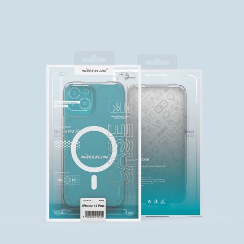 Pancerne etui z MagSafe Nillkin Nature Pro do iPhone 15 - niebieskie Pancerne etui z MagSafe Nillkin Nature Pro do iPhone 15 - niebieskie