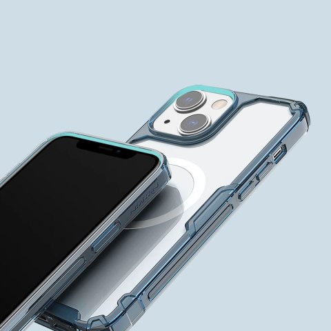 Pancerne etui z MagSafe Nillkin Nature Pro do iPhone 15 - niebieskie Pancerne etui z MagSafe Nillkin Nature Pro do iPhone 15 - niebieskie