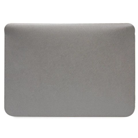 Pokrowiec Karl Lagerfeld Saffiano Karl&Choupette na laptopa 16" - srebrny Pokrowiec Karl Lagerfeld Saffiano Karl&Choupette na laptopa 16" - srebrny