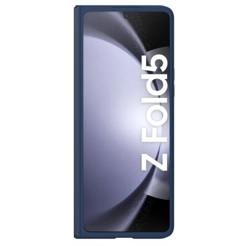 Silikonowe etui Nillkin CamShield Silky Silicone Case do Samsung Galaxy Z Fold 5 z osłoną na aparat - ciemnoniebieskie Silikonowe etui Nillkin CamShield Silky Silicone Case do Samsung Galaxy Z Fold 5 z osłoną na aparat - ciemnoniebieskie