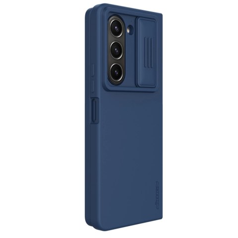 Silikonowe etui Nillkin CamShield Silky Silicone Case do Samsung Galaxy Z Fold 5 z osłoną na aparat - ciemnoniebieskie Silikonowe etui Nillkin CamShield Silky Silicone Case do Samsung Galaxy Z Fold 5 z osłoną na aparat - ciemnoniebieskie