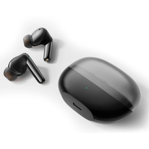 Douszne słuchawki bezprzewodowe Joyroom Jbuds Series JR-BB1 TWS - czarne Douszne słuchawki bezprzewodowe Joyroom Jbuds Series JR-BB1 TWS - czarne