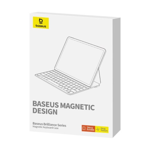 Etui Baseus Brilliance Series na iPad Air 4/5 10.9'' iPad Pro 11'' (2018/2020/2021/2022) + kabel USB-C - czarne Etui Baseus Brilliance Series na iPad Air 4/5 10.9'' iPad Pro 11'' (2018/2020/2021/2022) + kabel USB-C - czarne