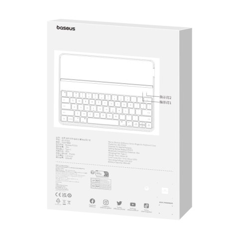 Etui Baseus Brilliance Series na iPad Air 4/5 10.9'' iPad Pro 11'' (2018/2020/2021/2022) + kabel USB-C - czarne Etui Baseus Brilliance Series na iPad Air 4/5 10.9'' iPad Pro 11'' (2018/2020/2021/2022) + kabel USB-C - czarne