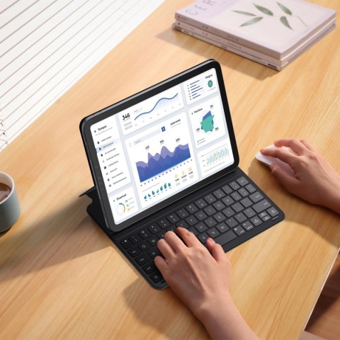 Etui Baseus Brilliance Series na iPad Air 4/5 10.9'' iPad Pro 11'' (2018/2020/2021/2022) + kabel USB-C - czarne Etui Baseus Brilliance Series na iPad Air 4/5 10.9'' iPad Pro 11'' (2018/2020/2021/2022) + kabel USB-C - czarne