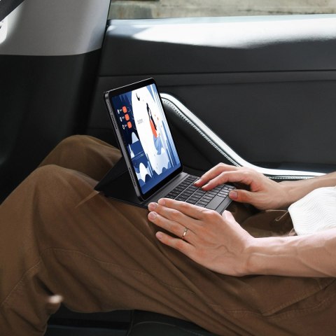 Etui Baseus Brilliance Series na iPad Air 4/5 10.9'' iPad Pro 11'' (2018/2020/2021/2022) + kabel USB-C - czarne Etui Baseus Brilliance Series na iPad Air 4/5 10.9'' iPad Pro 11'' (2018/2020/2021/2022) + kabel USB-C - czarne