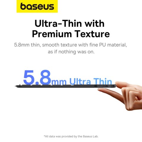 Etui Baseus Brilliance Series na iPad Air 4/5 10.9'' iPad Pro 11'' (2018/2020/2021/2022) + kabel USB-C - czarne Etui Baseus Brilliance Series na iPad Air 4/5 10.9'' iPad Pro 11'' (2018/2020/2021/2022) + kabel USB-C - czarne