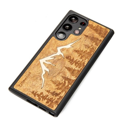 Etui Bewood Góry Imbuia drewniane na Samsung Galaxy S23 Ultra - jasnobrązowe Etui Bewood Góry Imbuia drewniane na Samsung Galaxy S23 Ultra - jasnobrązowe