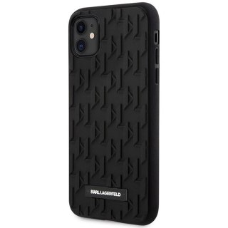 Etui Karl Lagerfeld 3D Monogram na iPhone 11 / Xr - czarne