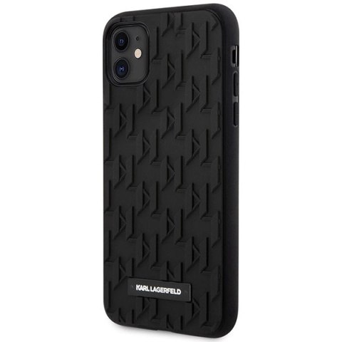 Etui Karl Lagerfeld 3D Monogram na iPhone 11 / Xr - czarne Etui Karl Lagerfeld 3D Monogram na iPhone 11 / Xr - czarne