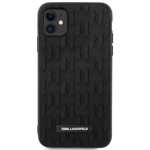 Etui Karl Lagerfeld 3D Monogram na iPhone 11 / Xr - czarne Etui Karl Lagerfeld 3D Monogram na iPhone 11 / Xr - czarne