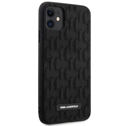 Etui Karl Lagerfeld 3D Monogram na iPhone 11 / Xr - czarne Etui Karl Lagerfeld 3D Monogram na iPhone 11 / Xr - czarne