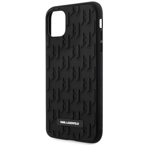 Etui Karl Lagerfeld 3D Monogram na iPhone 11 / Xr - czarne Etui Karl Lagerfeld 3D Monogram na iPhone 11 / Xr - czarne