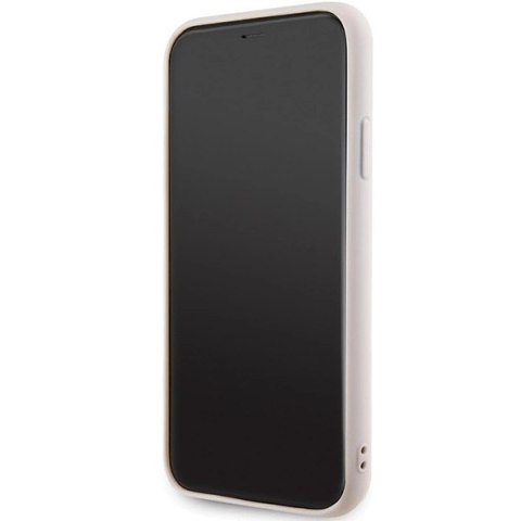 Etui Karl Lagerfeld 3D Rubber Glitter Logo na iPhone 11 / Xr - różowe Etui Karl Lagerfeld 3D Rubber Glitter Logo na iPhone 11 / Xr - różowe