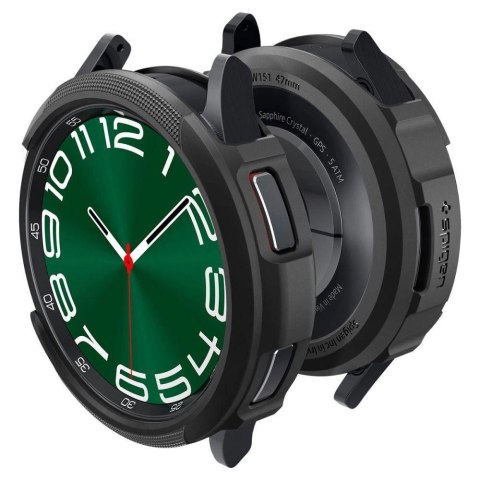Etui Spigen Liquid Air na Samsung Galaxy Watch 6 Classic (47 mm) - czarny mat Etui Spigen Liquid Air na Samsung Galaxy Watch 6 Classic (47 mm) - czarny mat
