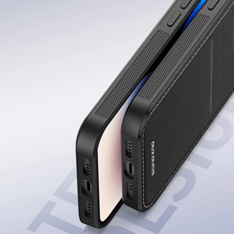 Etui portfel Dux Ducis Rafi Mag z podstawką 3w1 do iPhone 15 Pro z MagSafe i blokadą RFID - czarne Etui portfel Dux Ducis Rafi Mag z podstawką 3w1 do iPhone 15 Pro z MagSafe i blokadą RFID - czarne