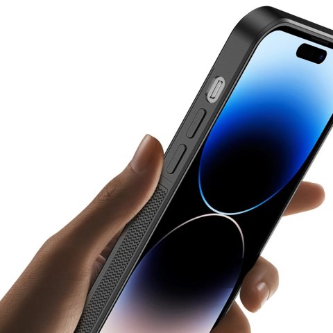 Etui portfel Dux Ducis Rafi Mag z podstawką 3w1 do iPhone 15 Pro z MagSafe i blokadą RFID - czarne Etui portfel Dux Ducis Rafi Mag z podstawką 3w1 do iPhone 15 Pro z MagSafe i blokadą RFID - czarne