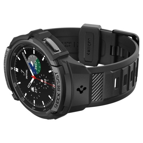 Etui z paskiem Spigen Rugged Armor Pro na Samsung Galaxy Watch 6 Classic (47 mm) - czarne Etui z paskiem Spigen Rugged Armor Pro na Samsung Galaxy Watch 6 Classic (47 mm) - czarne