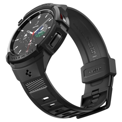 Etui z paskiem Spigen Rugged Armor Pro na Samsung Galaxy Watch 6 Classic (47 mm) - czarne Etui z paskiem Spigen Rugged Armor Pro na Samsung Galaxy Watch 6 Classic (47 mm) - czarne