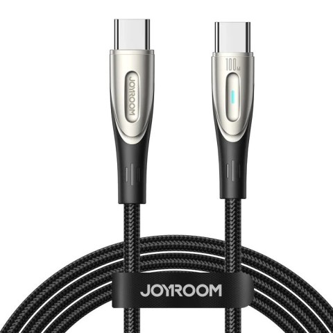 Kabel Joyroom Star-Light Series SA27-CC5 USB-C / USB-C 100W 2m - czarny Kabel Joyroom Star-Light Series SA27-CC5 USB-C / USB-C 100W 2m - czarny