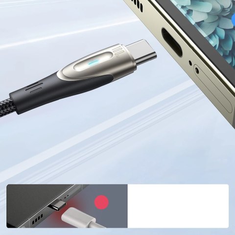 Kabel Joyroom Star-Light Series SA27-CC5 USB-C / USB-C 100W 2m - czarny Kabel Joyroom Star-Light Series SA27-CC5 USB-C / USB-C 100W 2m - czarny