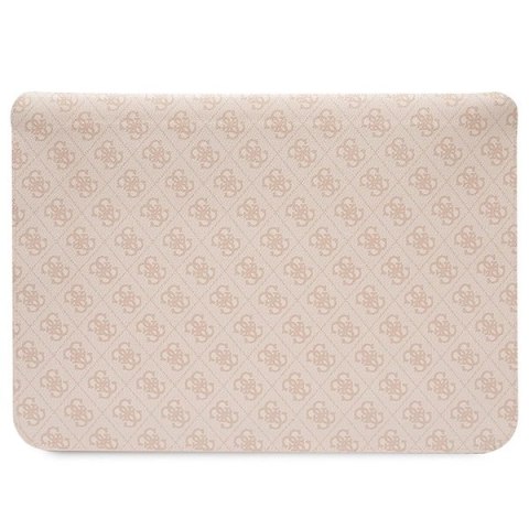 Pokrowiec Guess 4G Printed Stripes na laptopa 16" - różowy