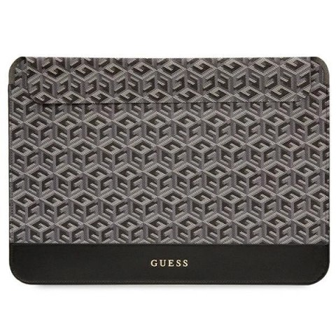 Pokrowiec Guess GCube Stripes na laptopa 14" - czarny Pokrowiec Guess GCube Stripes na laptopa 14" - czarny