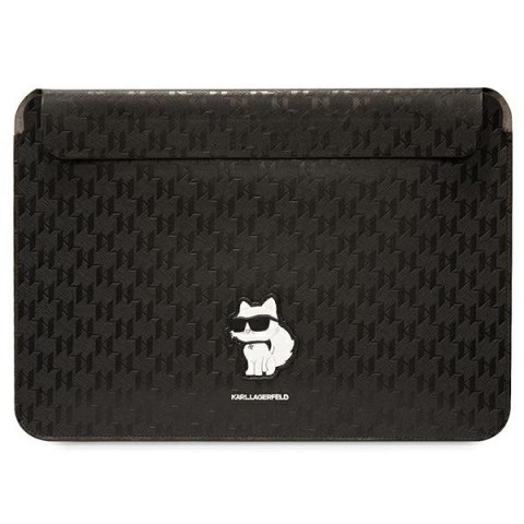 Pokrowiec Karl Lagerfeld Saffiano Monogram Choupette na laptopa 14" - czarny Pokrowiec Karl Lagerfeld Saffiano Monogram Choupette na laptopa 14" - czarny