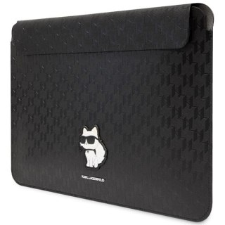 Pokrowiec Karl Lagerfeld Saffiano Monogram Choupette na laptopa 14" - czarny