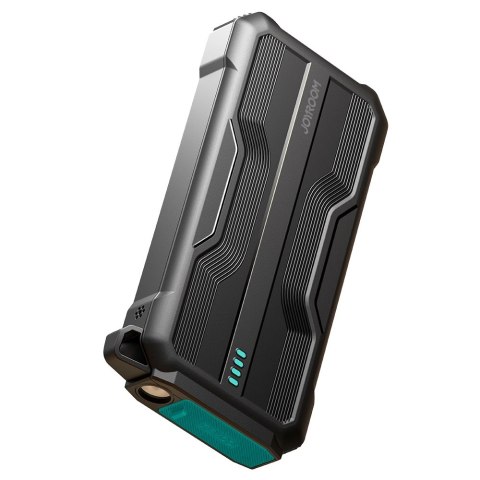 Powerbank 10000mAh Joyroom JR-L016 z wbudowanymi kablami USB-C/micro USB/Lightning - czarny Powerbank 10000mAh Joyroom JR-L016 z wbudowanymi kablami USB-C/micro USB/Lightning - czarny
