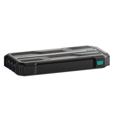 Powerbank 10000mAh Joyroom JR-L016 z wbudowanymi kablami USB-C/micro USB/Lightning - czarny Powerbank 10000mAh Joyroom JR-L016 z wbudowanymi kablami USB-C/micro USB/Lightning - czarny