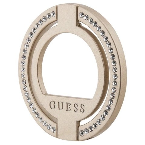 Uchwyt Guess MagSafe Ring Rhinestone - złoty
