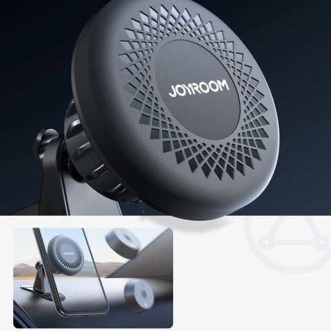 Uchwyt do telefonu Joyroom JR-ZS356 magnetyczny na kokpit - ciemnoszary Uchwyt do telefonu Joyroom JR-ZS356 magnetyczny na kokpit - ciemnoszary