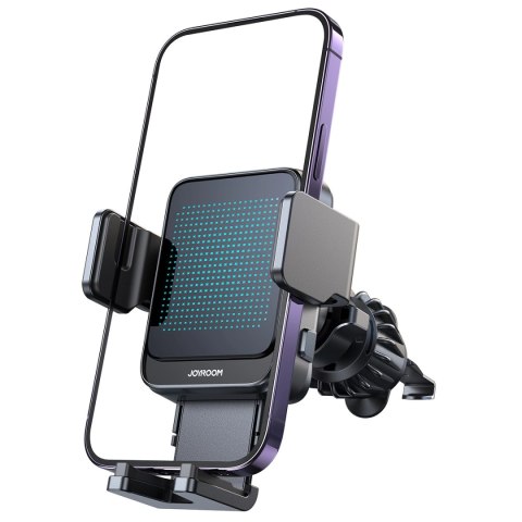 Uchwyt na telefon Joyroom JR-ZS341 z ładowaniem bezprzewodowym do kratki nawiewu - czarny Uchwyt na telefon Joyroom JR-ZS341 z ładowaniem bezprzewodowym do kratki nawiewu - czarny