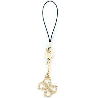 Zawieszka Guess 4G Glitter Charm - złota