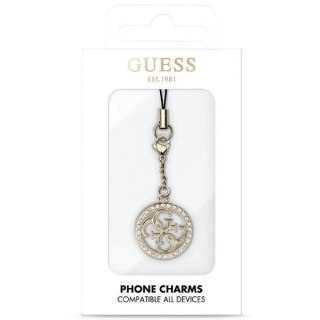 Zawieszka Guess 4G Rhinestone Charm - złota
