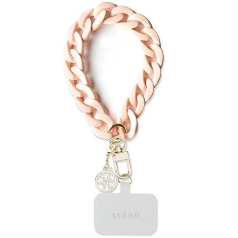 Zawieszka Guess Acrylic 4G Charm - różowa
