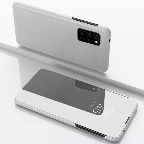 Etui Smart Clear View do Samsung Galaxy A14 4G / A14 5G srebrne Etui Smart Clear View do Samsung Galaxy A14 4G / A14 5G srebrne