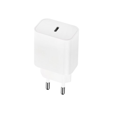 Maxlife ładowarka sieciowa PD QC MXTC-06 1x USB-C 20W biała Maxlife ładowarka sieciowa PD QC MXTC-06 1x USB-C 20W biała