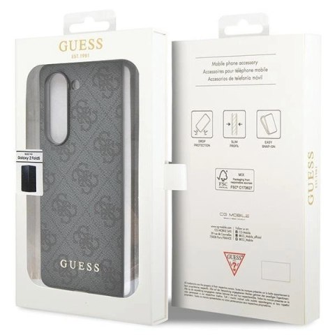 Etui Guess 4G Charms Collection na Samsung Galaxy Z Fold 5 - szare
