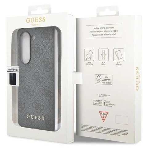 Etui Guess 4G Charms Collection na Samsung Galaxy Z Fold 5 - szare