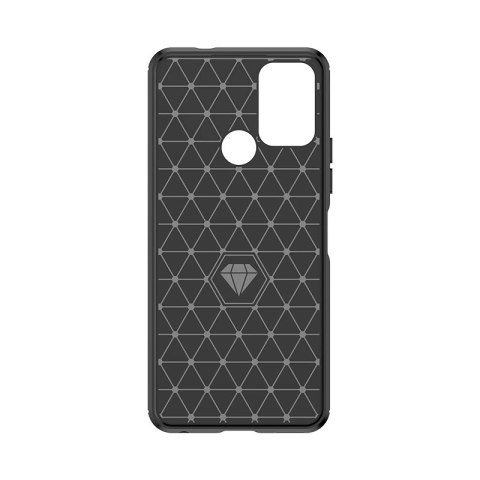 Etui silikonowe Carbon Case do Nokia C22 - czarne Etui silikonowe Carbon Case do Nokia C22 - czarne
