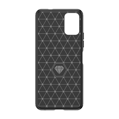 Etui silikonowe Carbon Case do Nokia C32 - czarne Etui silikonowe Carbon Case do Nokia C32 - czarne